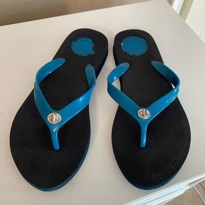 Coach flip flops